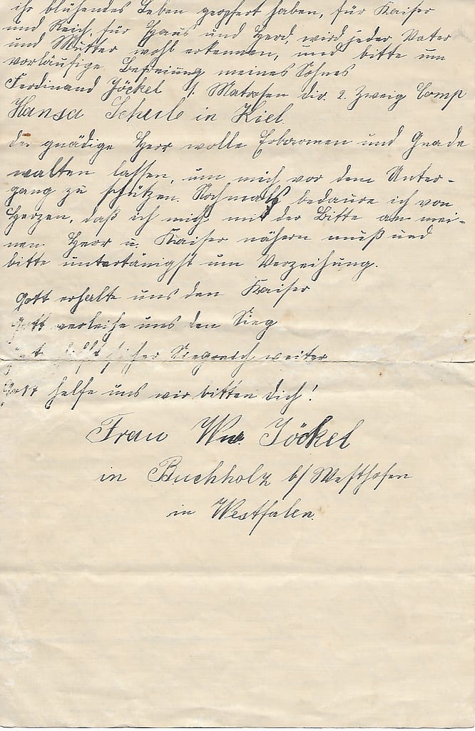 Ein auf vergilbtem Papier erhaltener Text in Kurrentschrift.